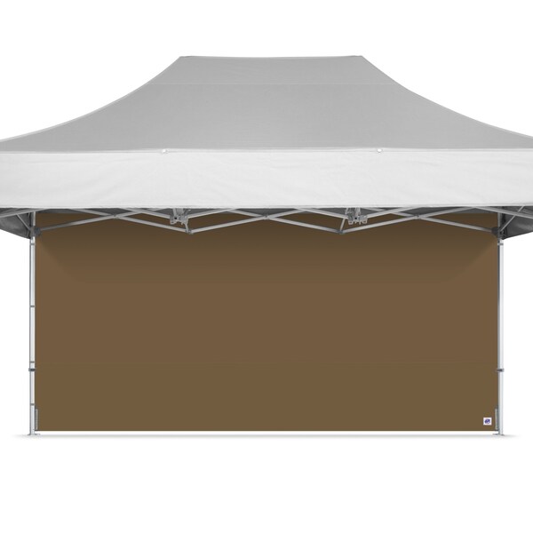 E-Z Up TAA Compliant Endeavor Sidewall, 15' W x 15' H, Coyote Brown SWEND3FXT15CB - main